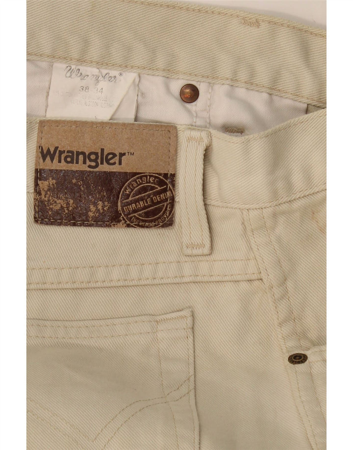 WRANGLER Mens Straight Jeans W38 L28 Beige