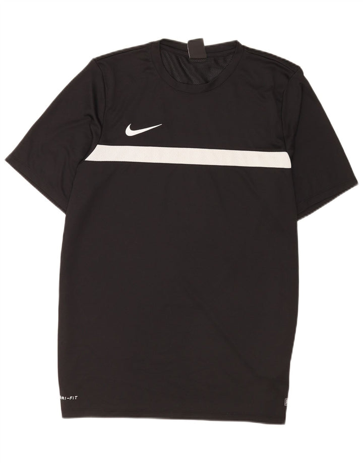Nike Herre Dri Fit T-Shirt Top XL Sort Colourblock Polyester