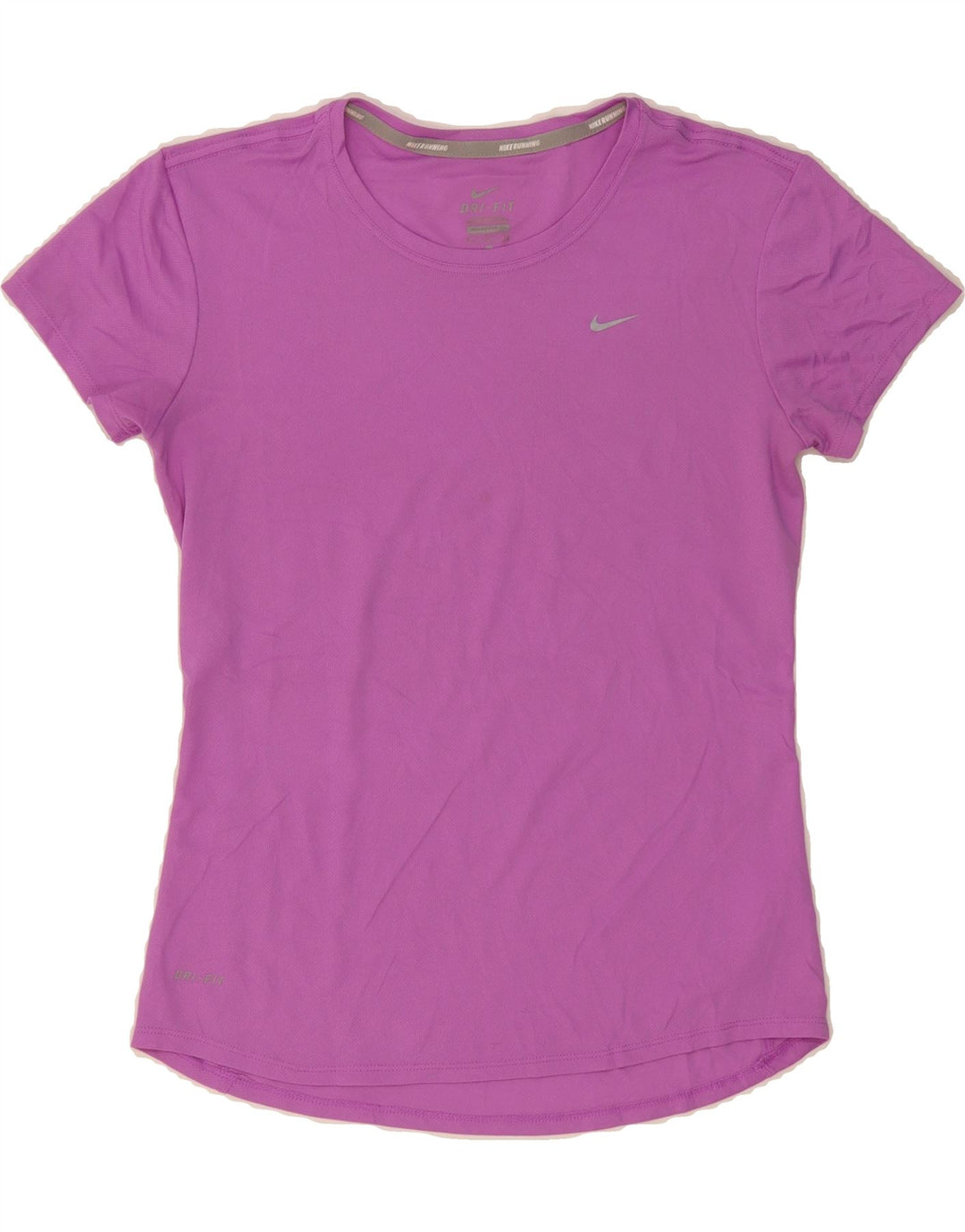 NIKE Womens Dri Fit T-Shirt Top UK 10 Small Pink Polyester Vintage Nike and Second-Hand Nike from Messina Hembry 