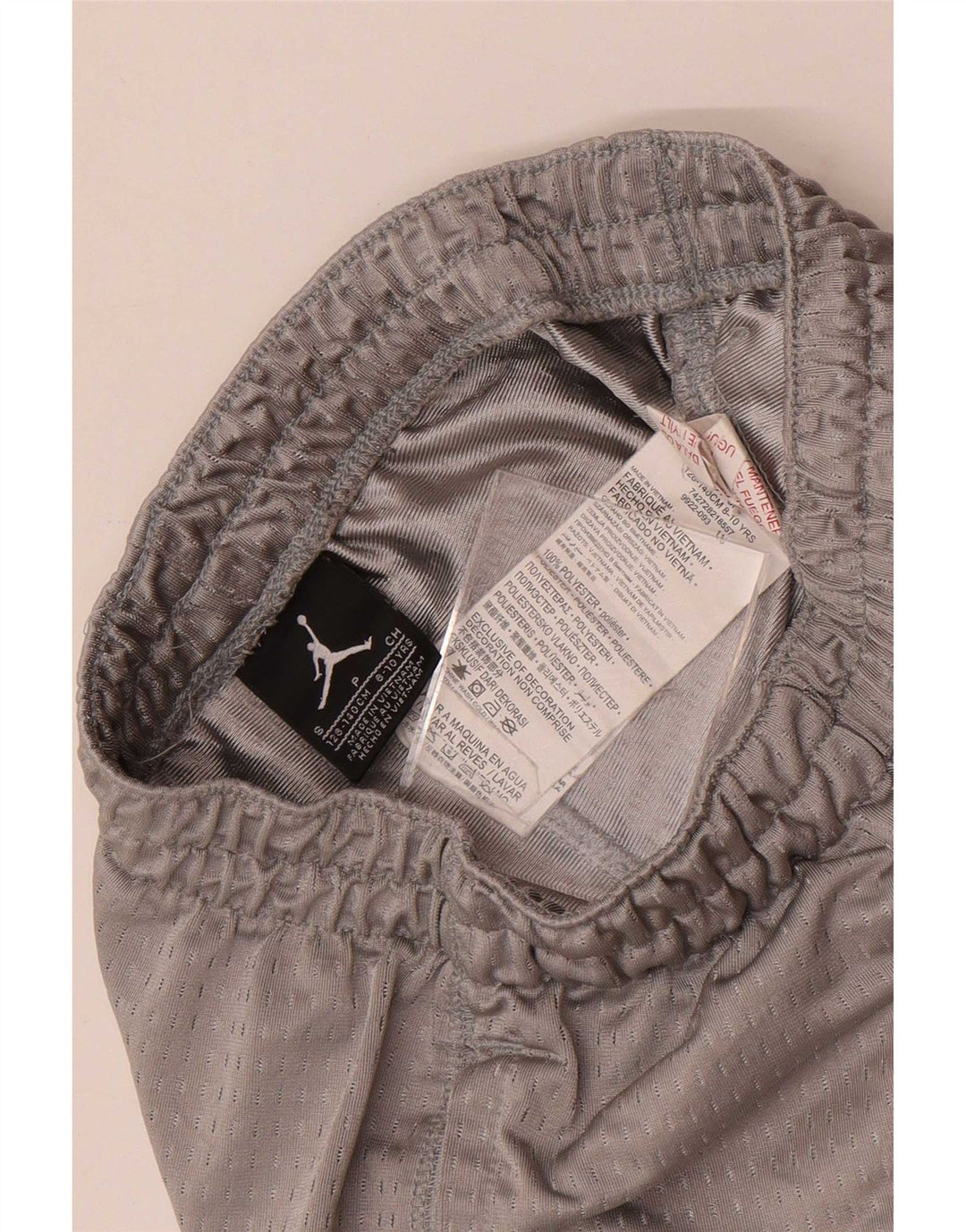 Jordan drenge sportsshorts 8-9 år små grå polyester