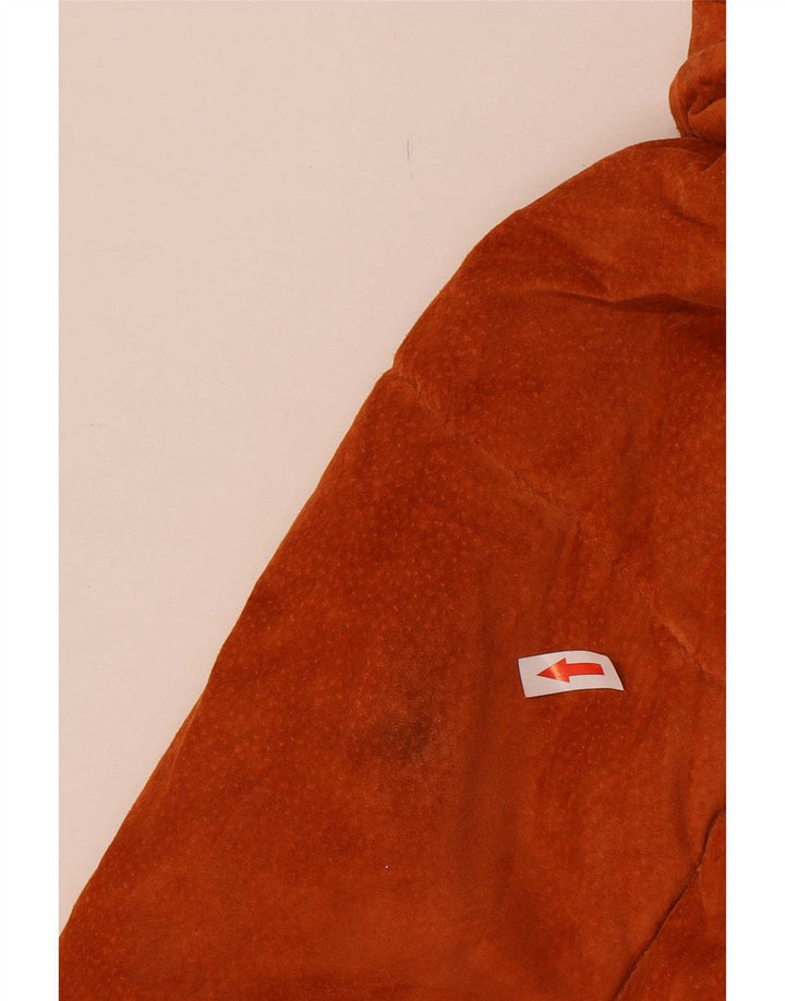 Fox Dame Hætte Ruskindsjakke UK 18 XL Orange
