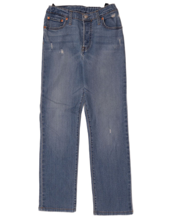 Levi's Boys 501 Distressed Straight Jeans 13-14 år W28 L27 Blå
