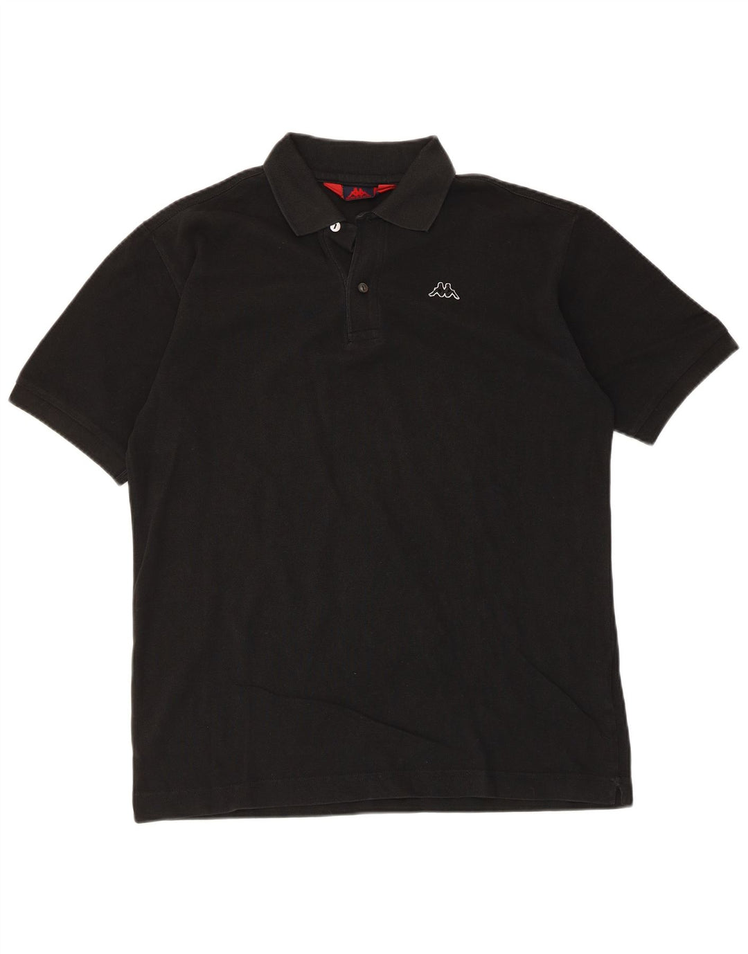 Kappa herre poloshirt Medium sort bomuld