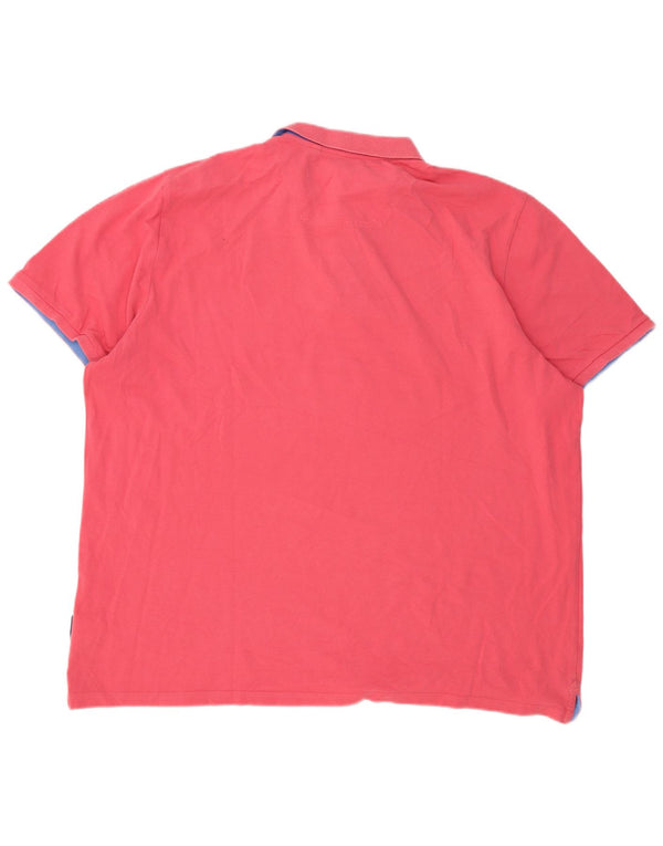 Joules herre klassisk pasform poloshirt 2XL Pink bomuld