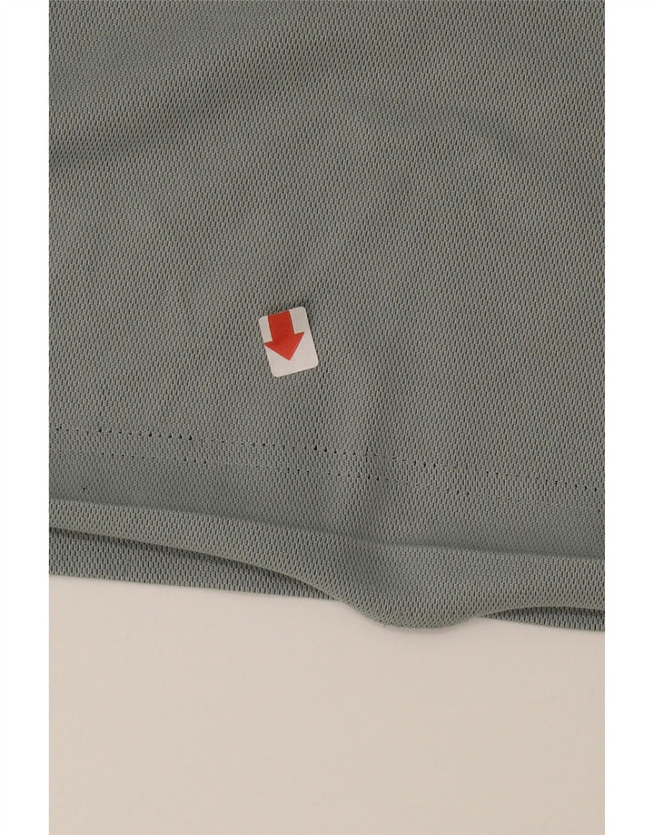 ADIDAS Mens Polo Shirt UK 40/42 Medium Grey Polyester Vintage Adidas and Second-Hand Adidas from Messina Hembry 