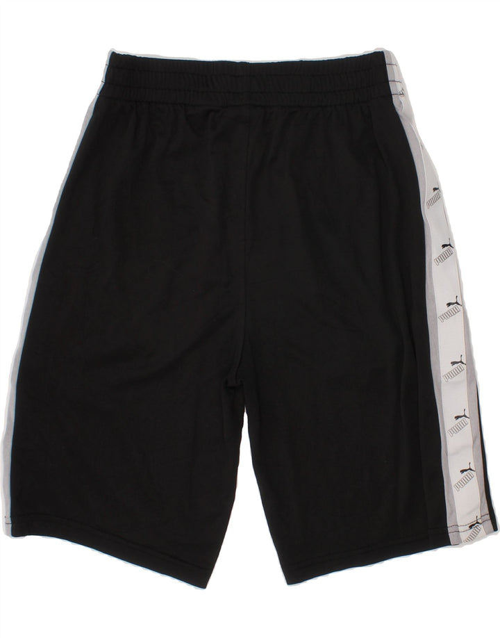 PUMA Boys Graphic Sport Shorts 10-11 Years Medium  Black Colourblock Vintage Puma and Second-Hand Puma from Messina Hembry 