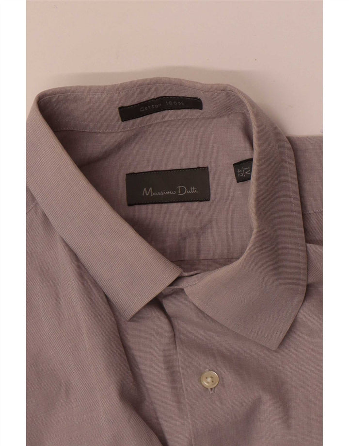 Massimo Dutti Herreskjorte str. 42 Large Grå Bomuld