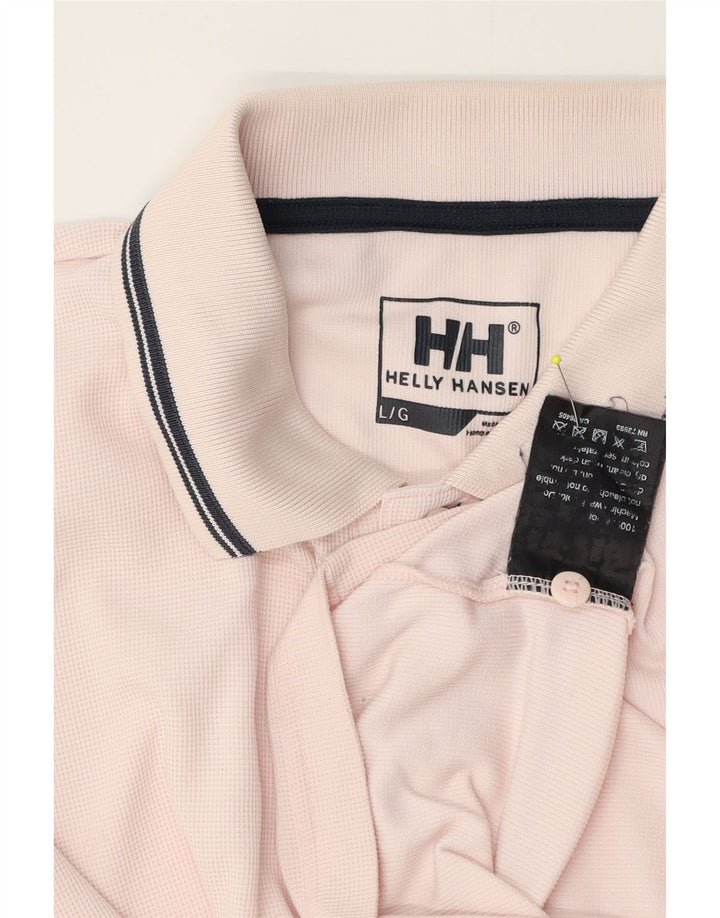 Helly Hansen Poloskjorte til mænd Large Pink Polyester