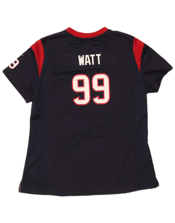 Nike Mens Houston Texans Graphic T-Shirt Top XL Navy Blue Polyester