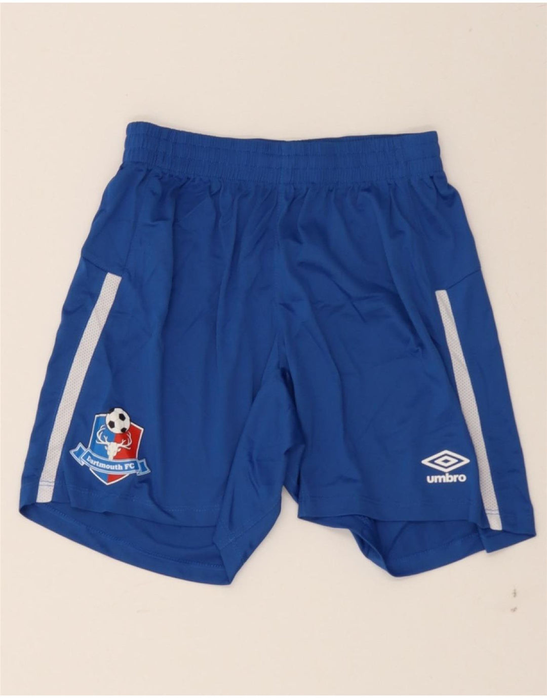 UMBRO Boys Dartmouth Sport Shorts 11-12 Years Large Blue Polyester Vintage Umbro and Second-Hand Umbro from Messina Hembry 