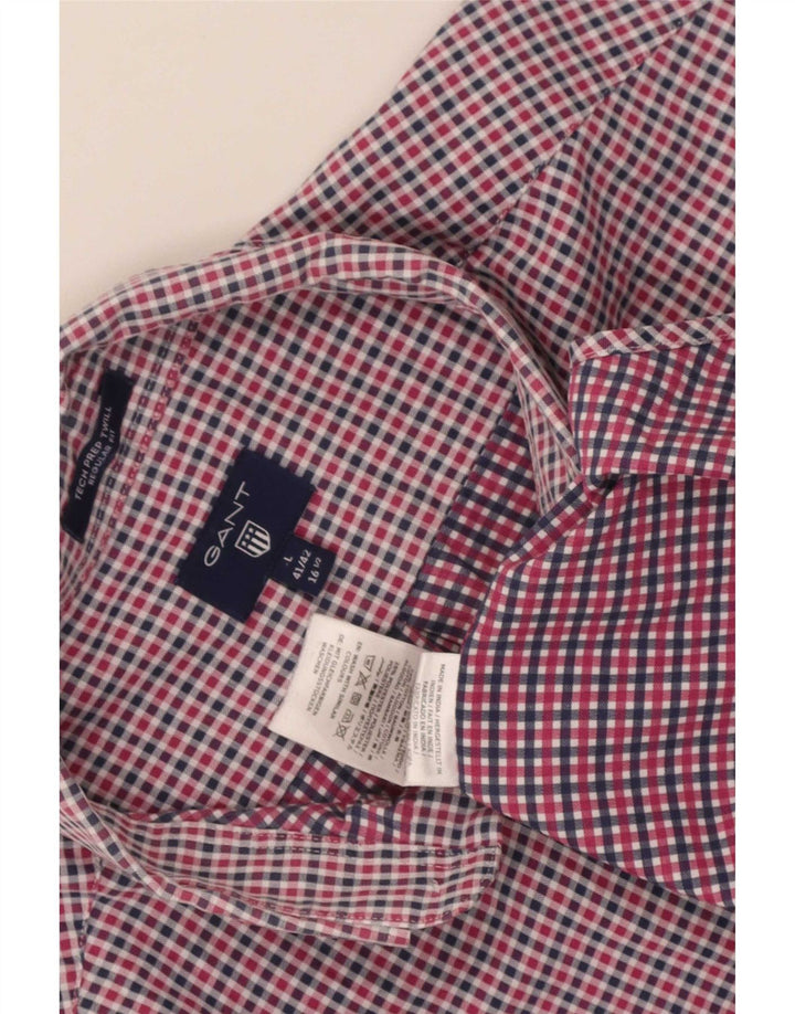 Gant Herre Regular Fit skjorte str. 41/42 16 1/2 Large Multicolor Gingham