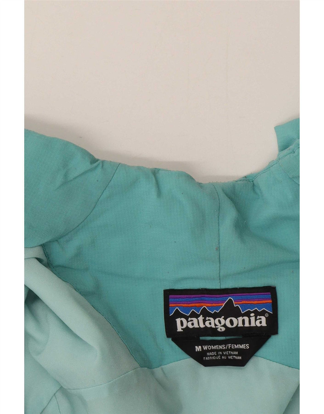 Patagonia Dame Windbreaker Jacket UK 14 Medium Green Nylon