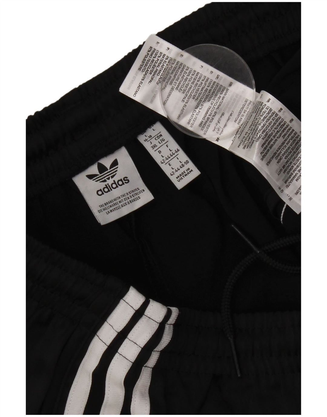 ADIDAS sportsshorts til kvinder UK 16/18 Large Black Polyester