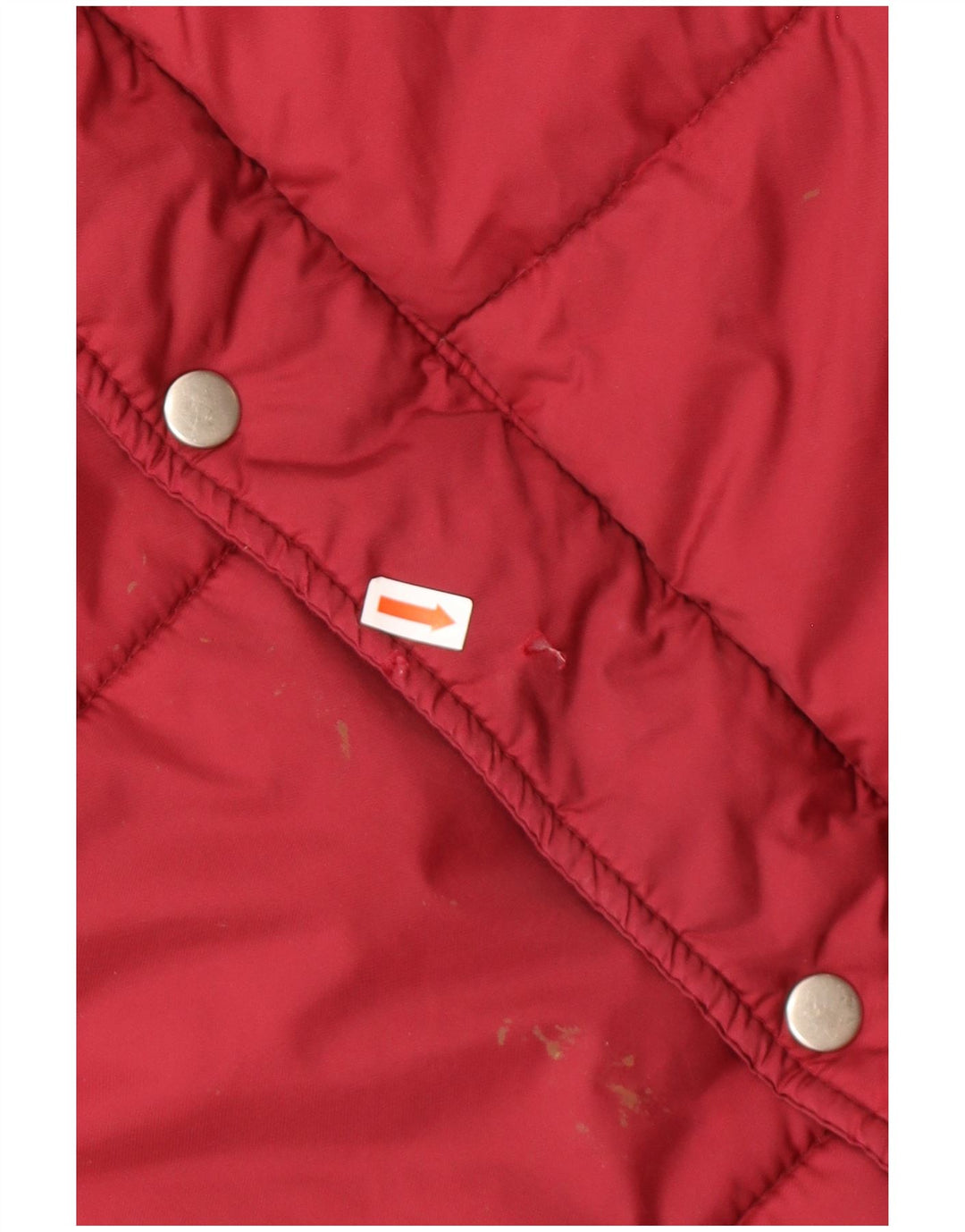 Vintage polstret herrejakke UK 42 XL Rød