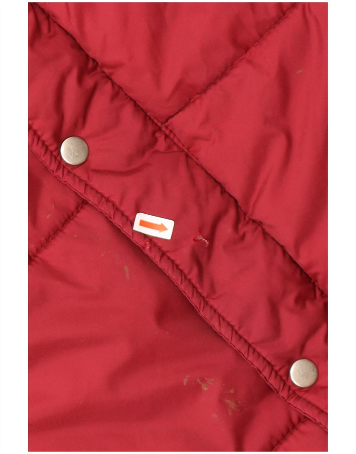 Vintage polstret herrejakke UK 42 XL Rød