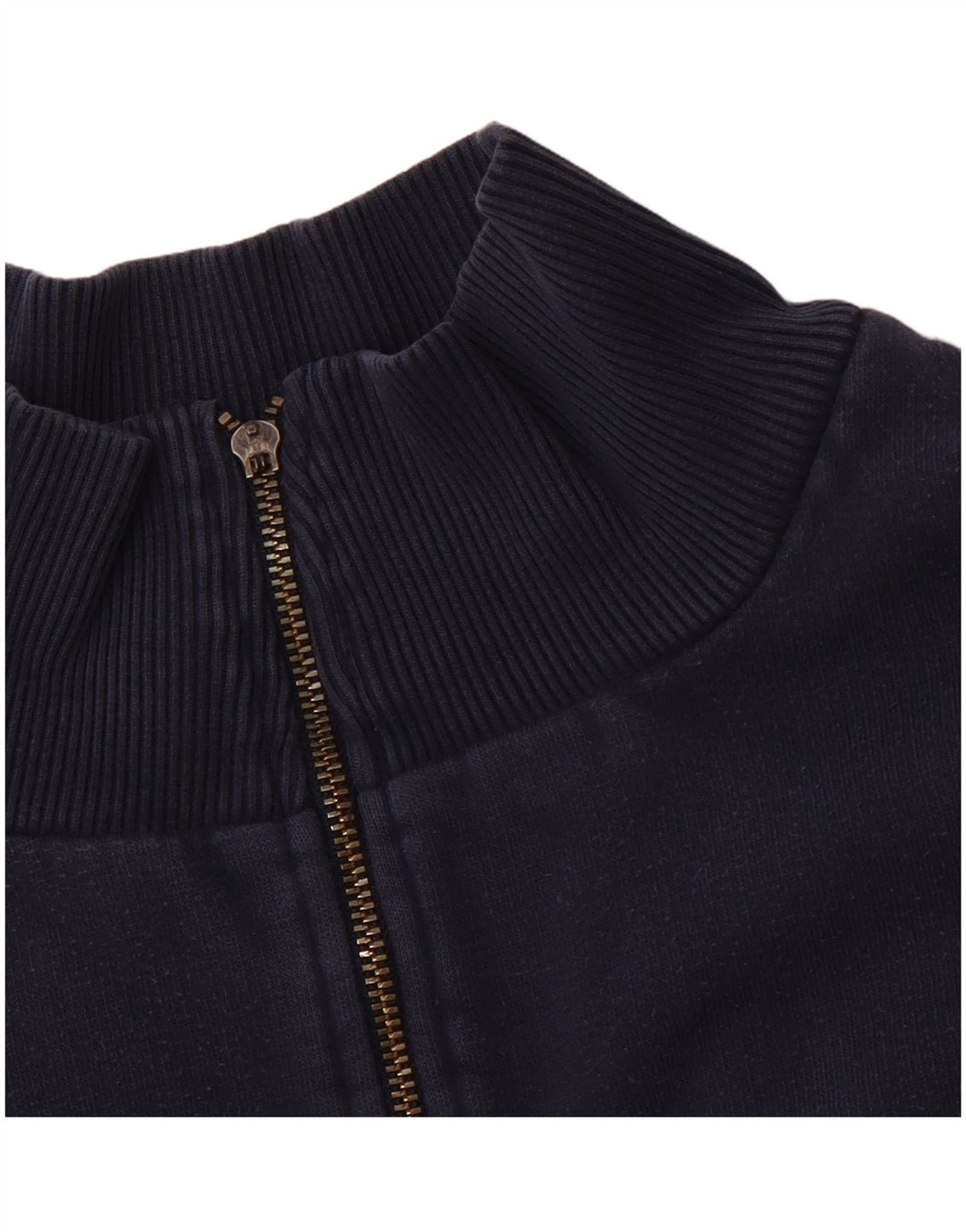 NIKE sweatshirt med lynlås til mænd UK 45/47 XL marineblå bomuld