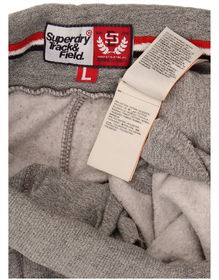 Superdry træningsdragt til kvinder Joggers UK 16 Large Grey Bomuld
