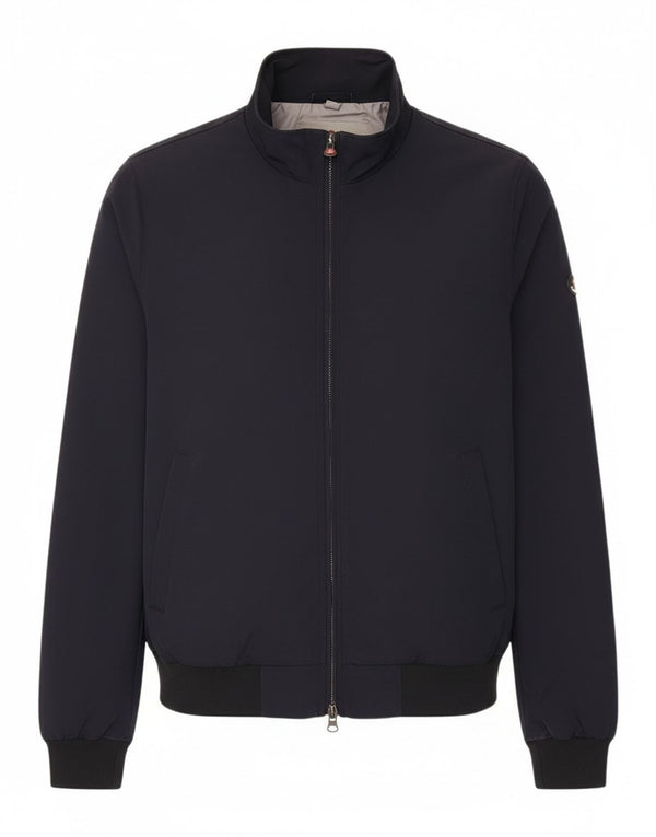 Canadiens Mens Bomber Jacket IT 48 Medium Navy Blue Polyester