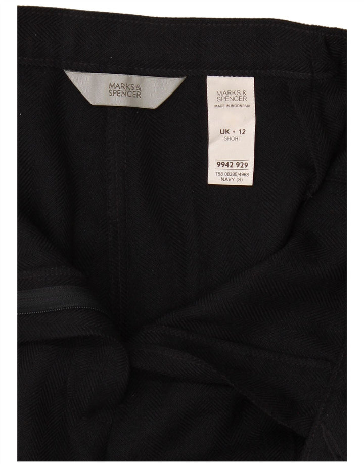 Marks & Spencer Chinobukser til kvinder UK 12 Medium W30 L27 Marineblå