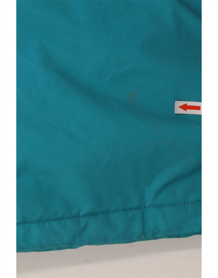 Brugi Skijakke med hætte til mænd UK 40 Large Blue Colourblock