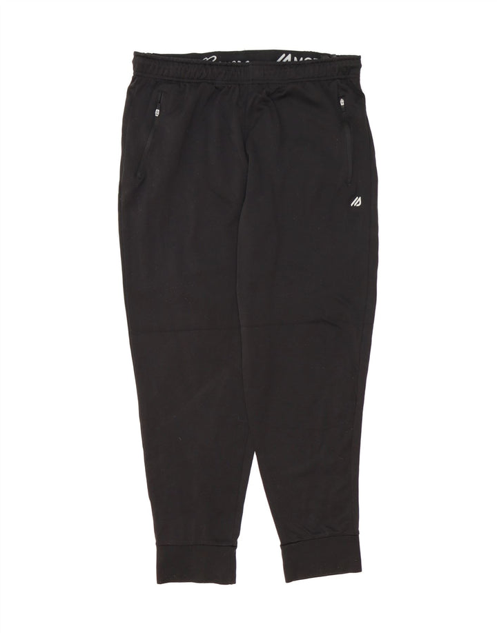 EDDIE BAUER Mens Tracksuit Trousers Joggers Large Black Polyester Vintage Eddie Bauer and Second-Hand Eddie Bauer from Messina Hembry 