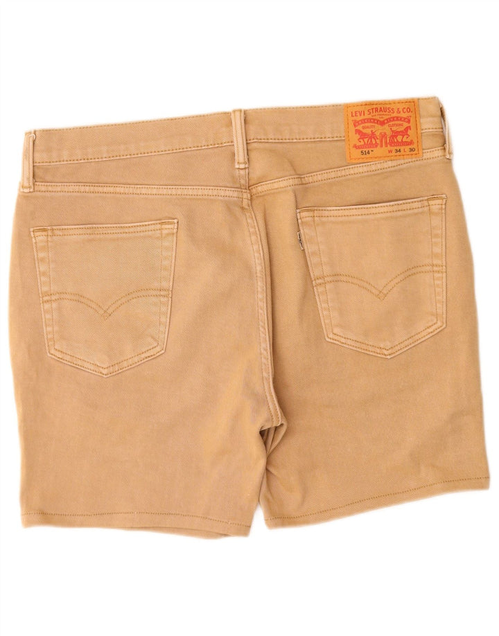 Levi's Herre 514 denimshorts W34 Large Beige Bomuld