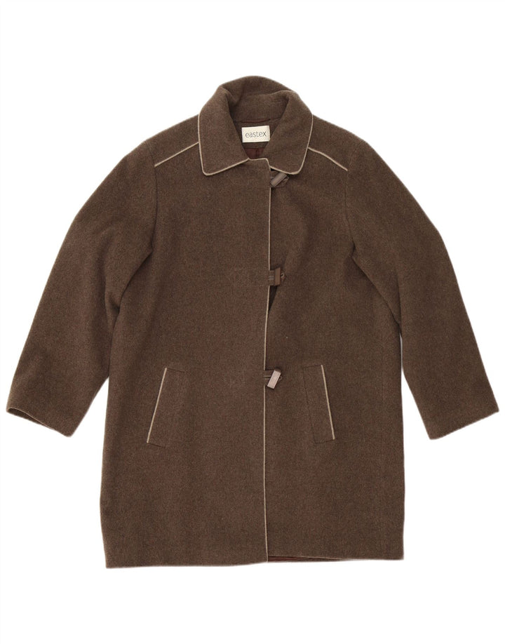 Eastex Dame Overfrakke UK 12 Medium Brun Uld