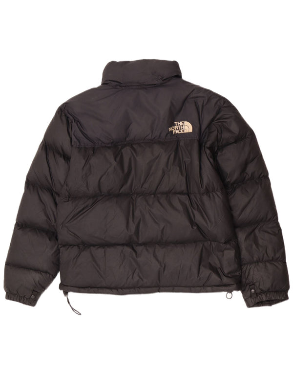 The North Face Mens Hooded Padded Jacket UK 36 Small Black Nylon