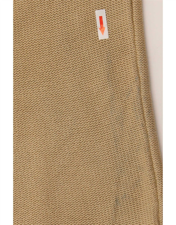 Armani Jeans Herre Crew Neck Jumper Sweater lille beige bomuld