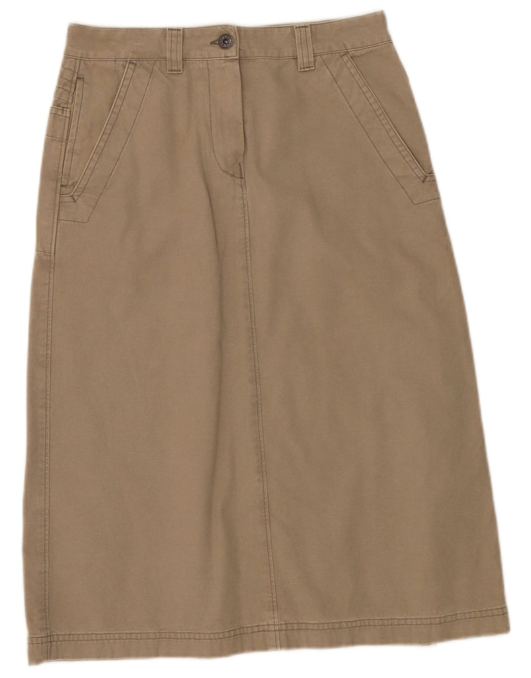 Murphy & Nye Midi-nederdel til kvinder W28 Medium Khaki