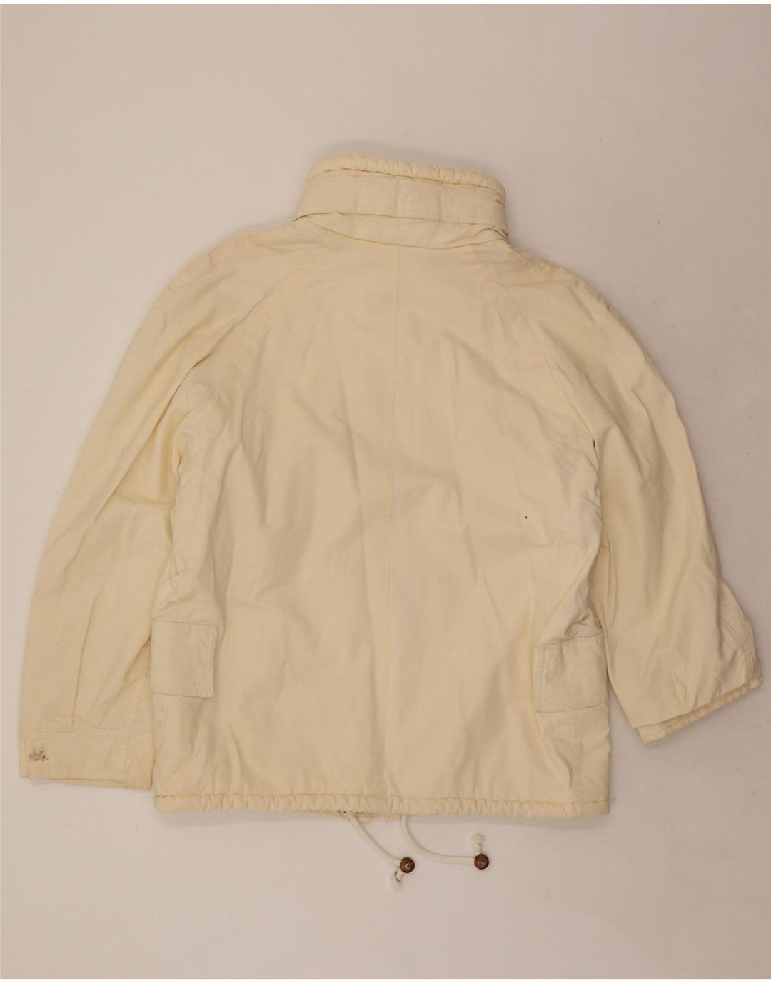 Ocean Star Herre Hooded Utility Jacket IT 54 2XL Off White Bomuld