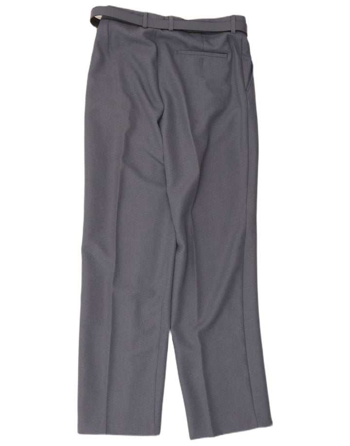 Vintage lige jakkesæt til kvinder W34 L30 Grå polyester
