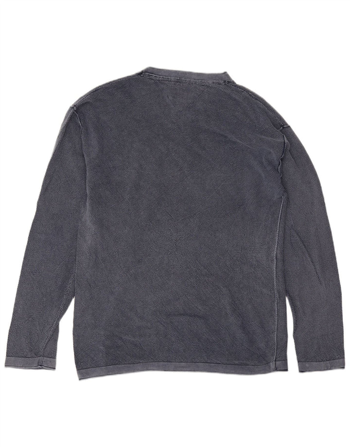 Tommy Hilfiger Herre Relaxed Fit Top Langærmet lille marineblå bomuld