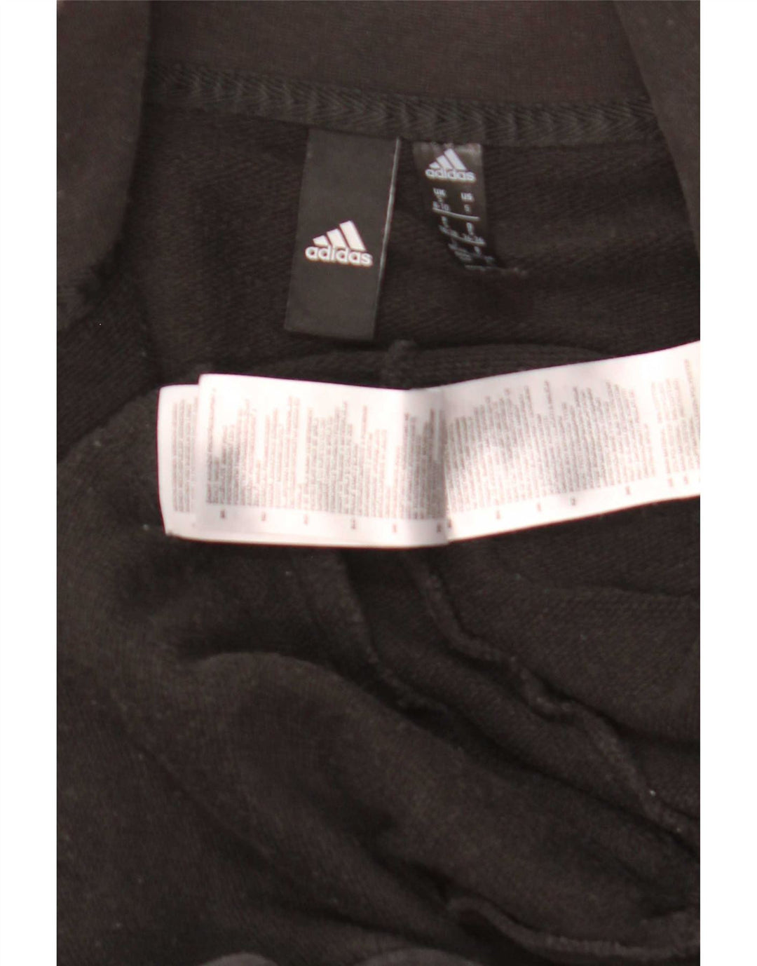 Adidas træningsdragt topjakke til kvinder UK 8/10 Lille sort bomuld