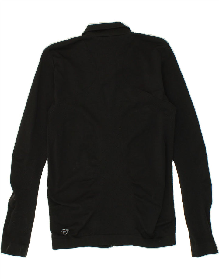 PUMA Womens Tracksuit Top Jacket UK 12 Medium  Black Polyamide Vintage Puma and Second-Hand Puma from Messina Hembry 