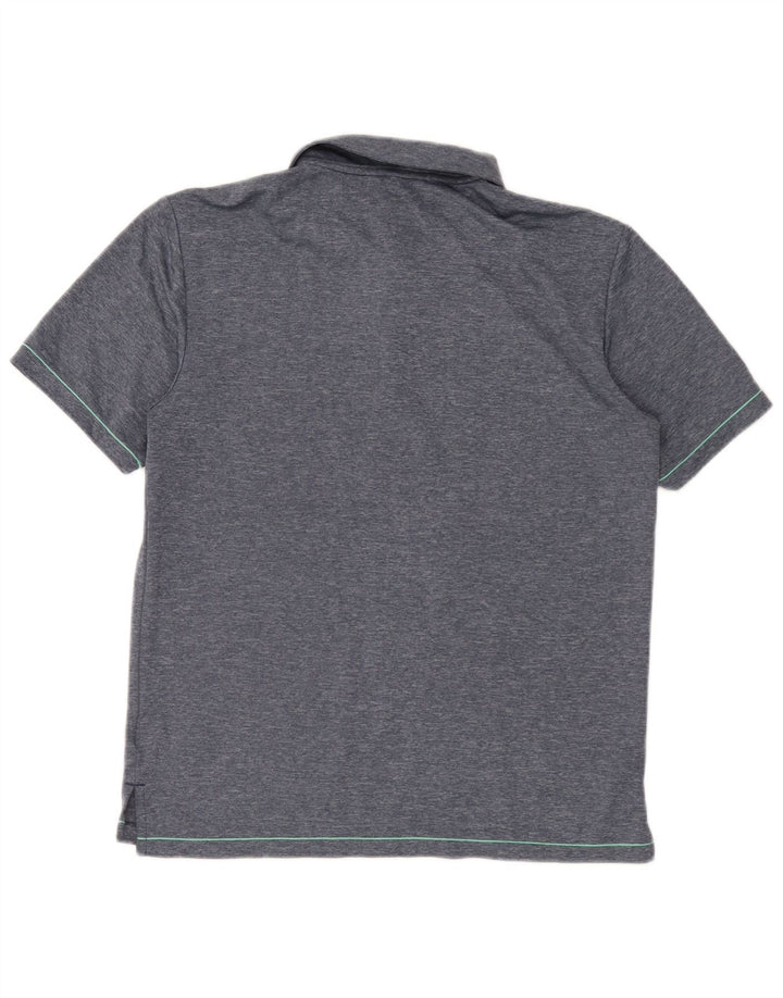 Adidas Herre Golf Polo Shirt Lille Blå Polyester