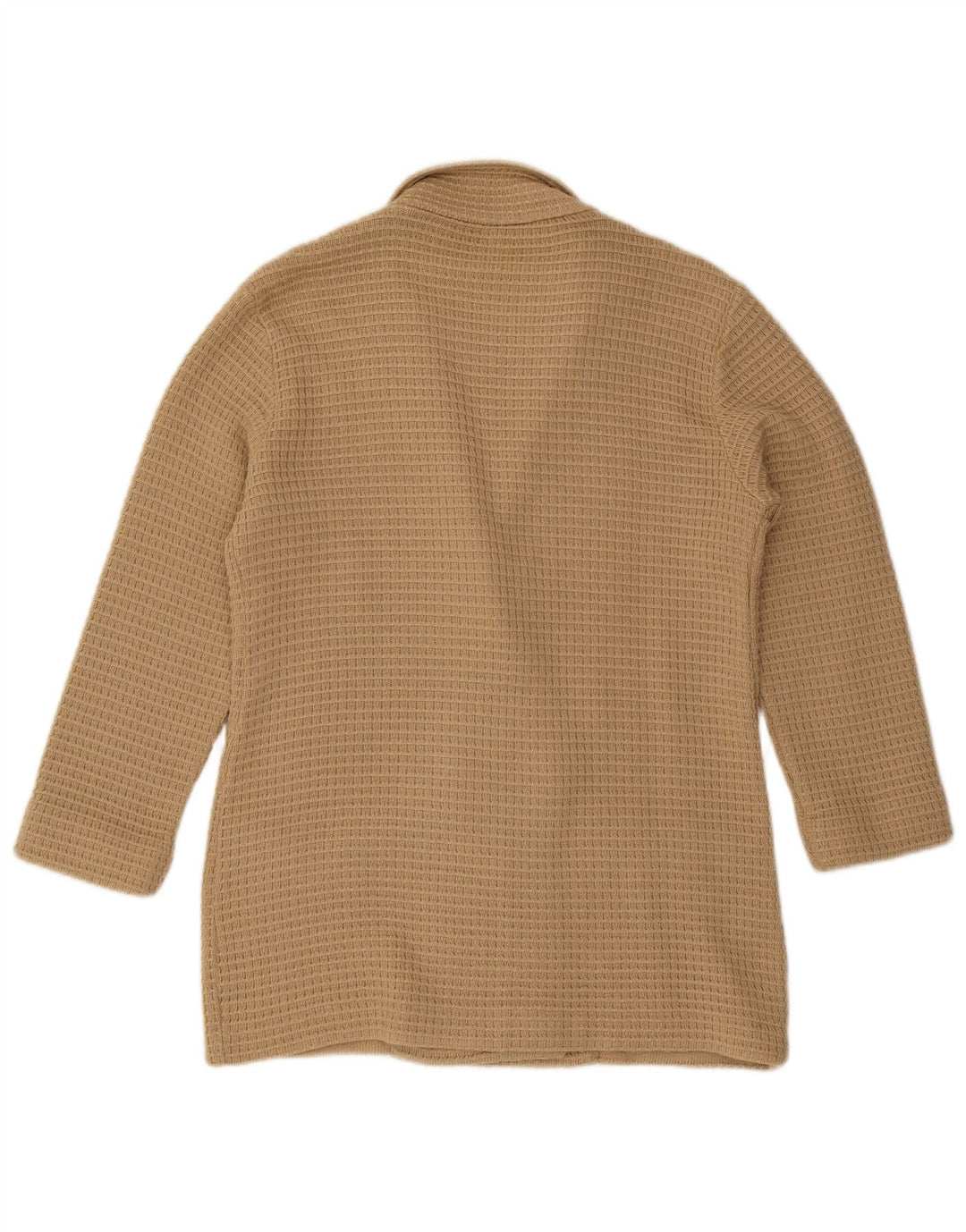 Vintage Dame dobbeltradet cardigan sweater IT 50 XL Beige