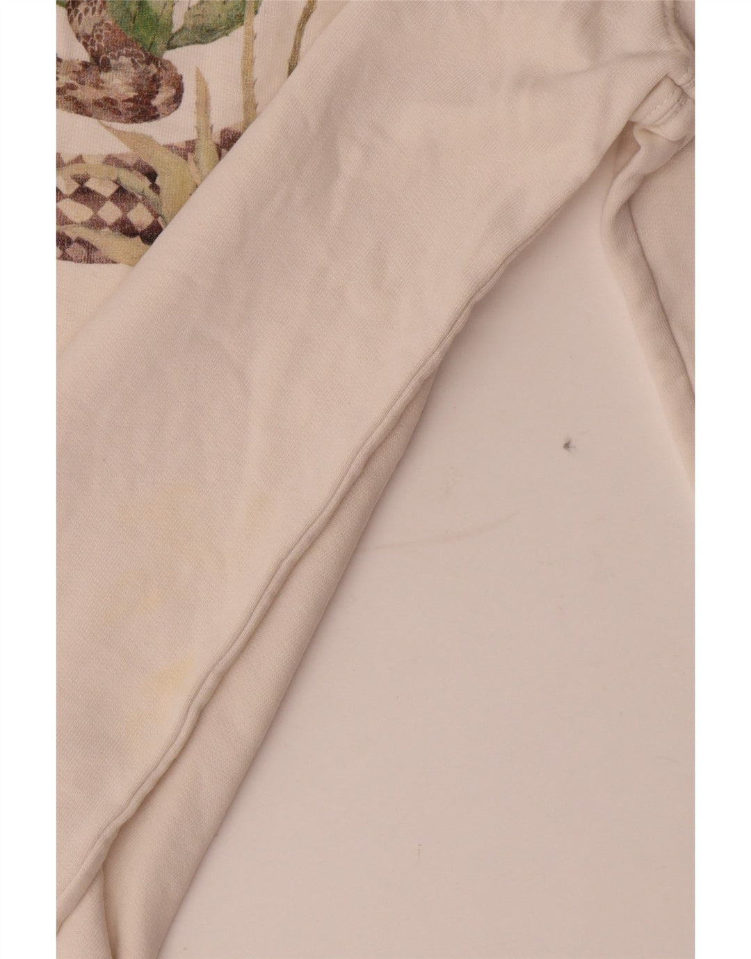 Vans Herre Grafisk Sweatshirt Jumper Lille Hvid Bomuld
