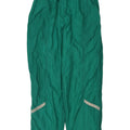 Vintage træningsdragt bukser til mænd Large Green Colourblock Nylon