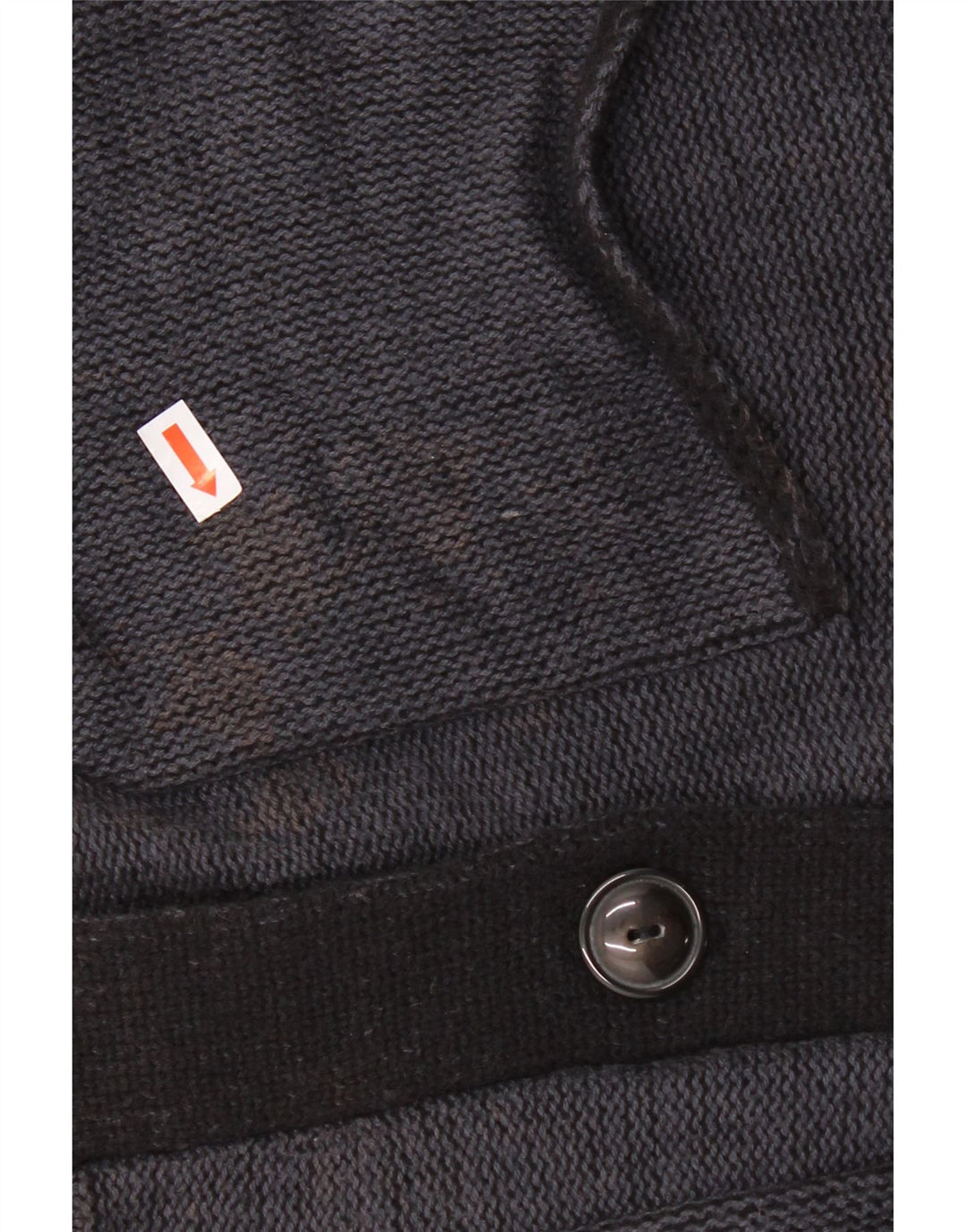 LEVI'S Mens Slim Fit Cardigan Sweater Medium Navy Blue Cotton