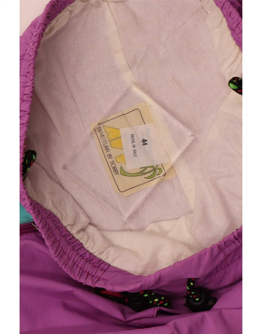 Vintage Dame grafisk Cargo træningsdragt Bukser Joggers IT 44 Medium Purple