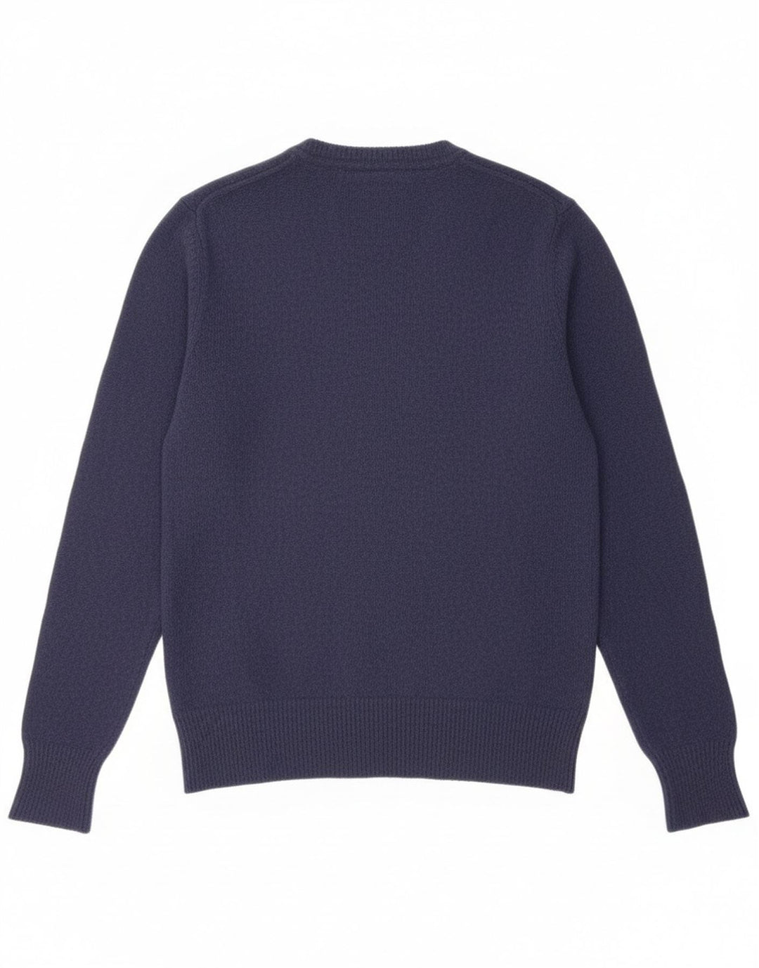 Superdry sweater med rund hals til mænd mellem marineblå uld
