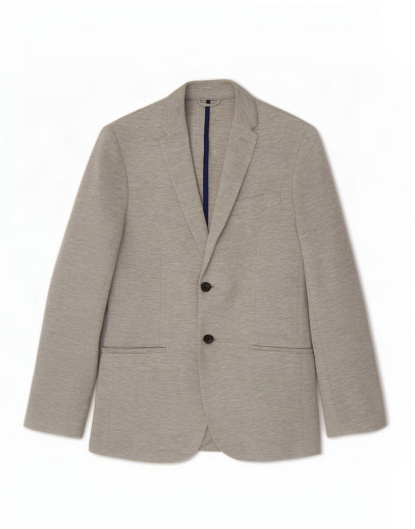 Zara Herre 2-knaps blazerjakke UK 36 Small Grey Flecked