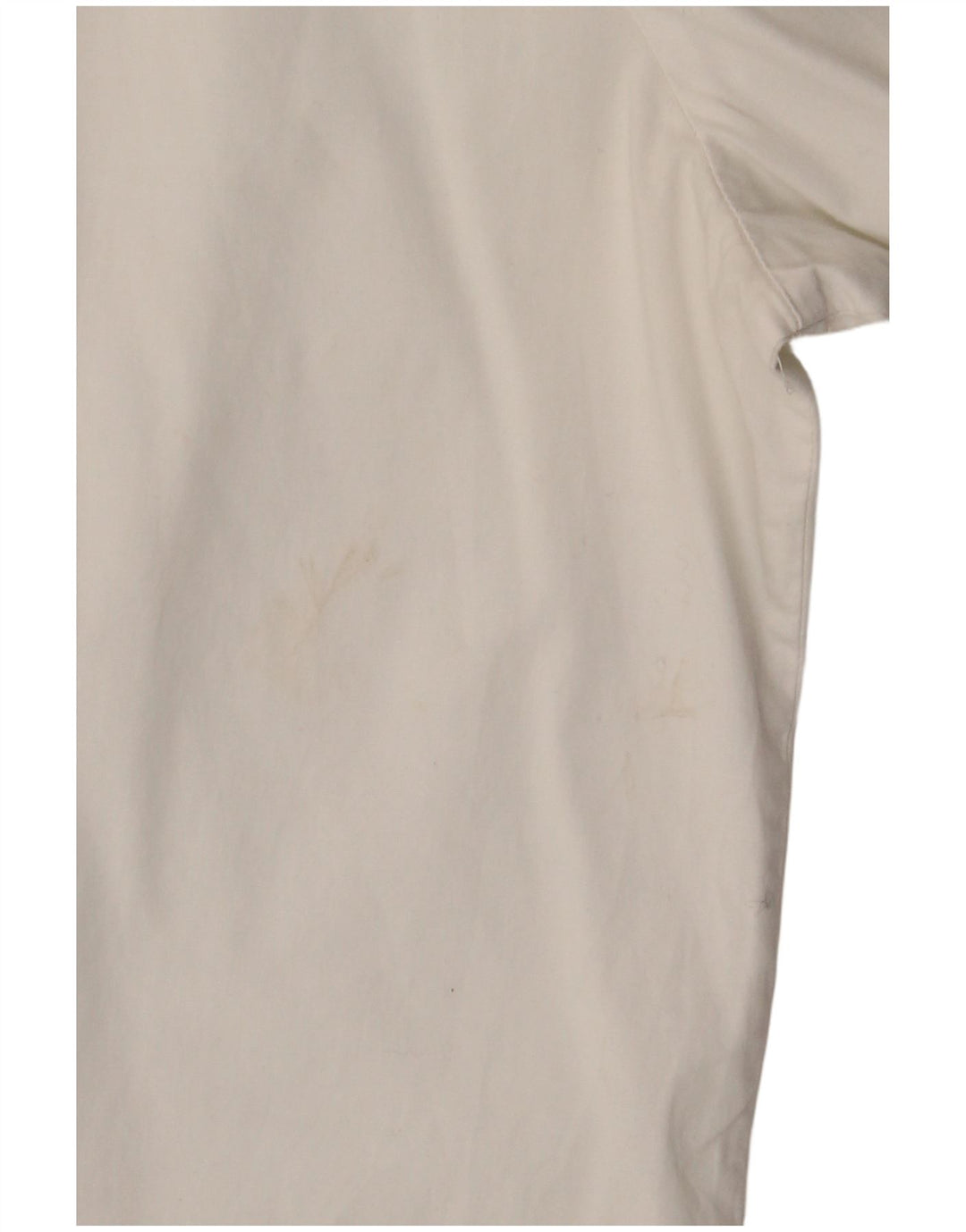 BENETTON Kortærmet skjorte til kvinder UK 16 Stor hvid bomuld