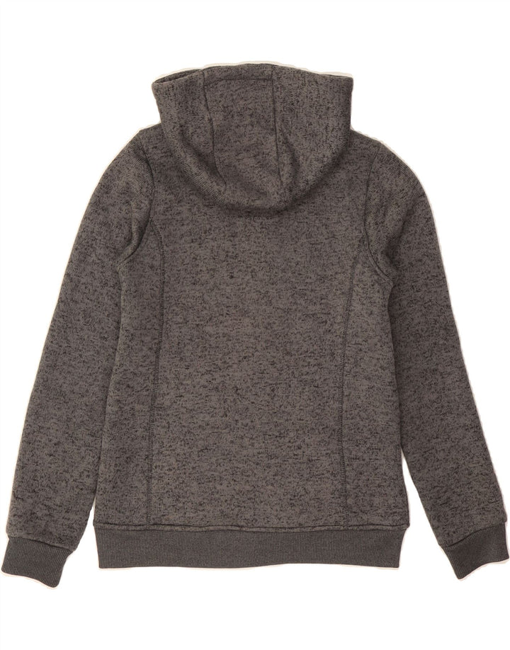 MOUNTAIN WAREHOUSE Boys Zip Hoodie Sweater 11-12 Years Grey Flecked Vintage Mountain Warehouse and Second-Hand Mountain Warehouse from Messina Hembry 