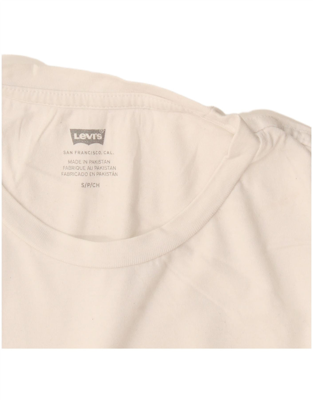 Levi's Dame Grafisk T-Shirt Top UK 10 Small White