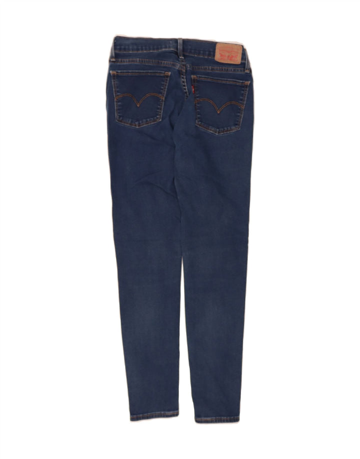LEVI'S Womens Skinny Jeans W28 L28 Navy Blue Cotton Vintage Levi's and Second-Hand Levi's from Messina Hembry 