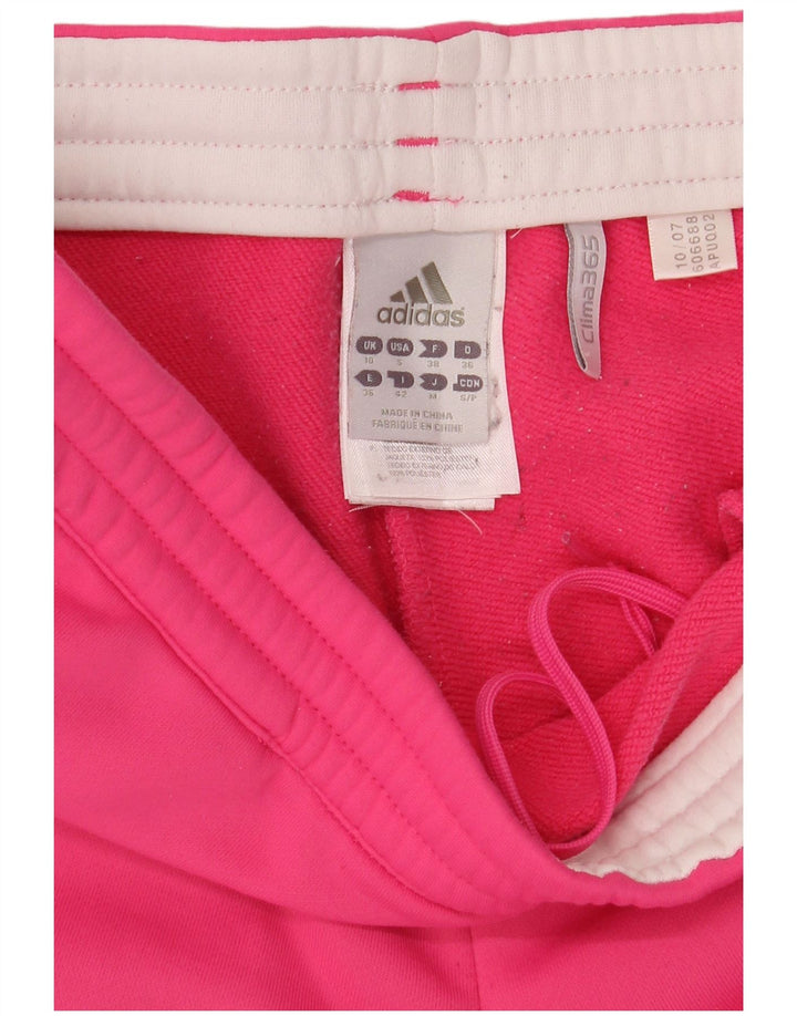 Adidas Lige træningsdragt bukser til kvinder UK 10 Small Pink Polyester
