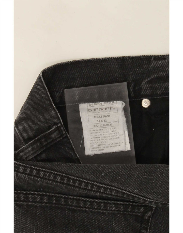 Carhartt Straight Jeans til mænd W31 L28 Grå bomuld