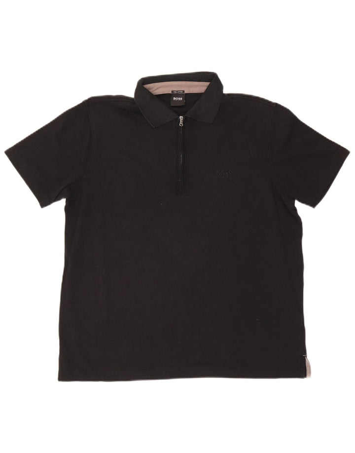 Hugo Boss Poloshirt til mænd Medium Sort